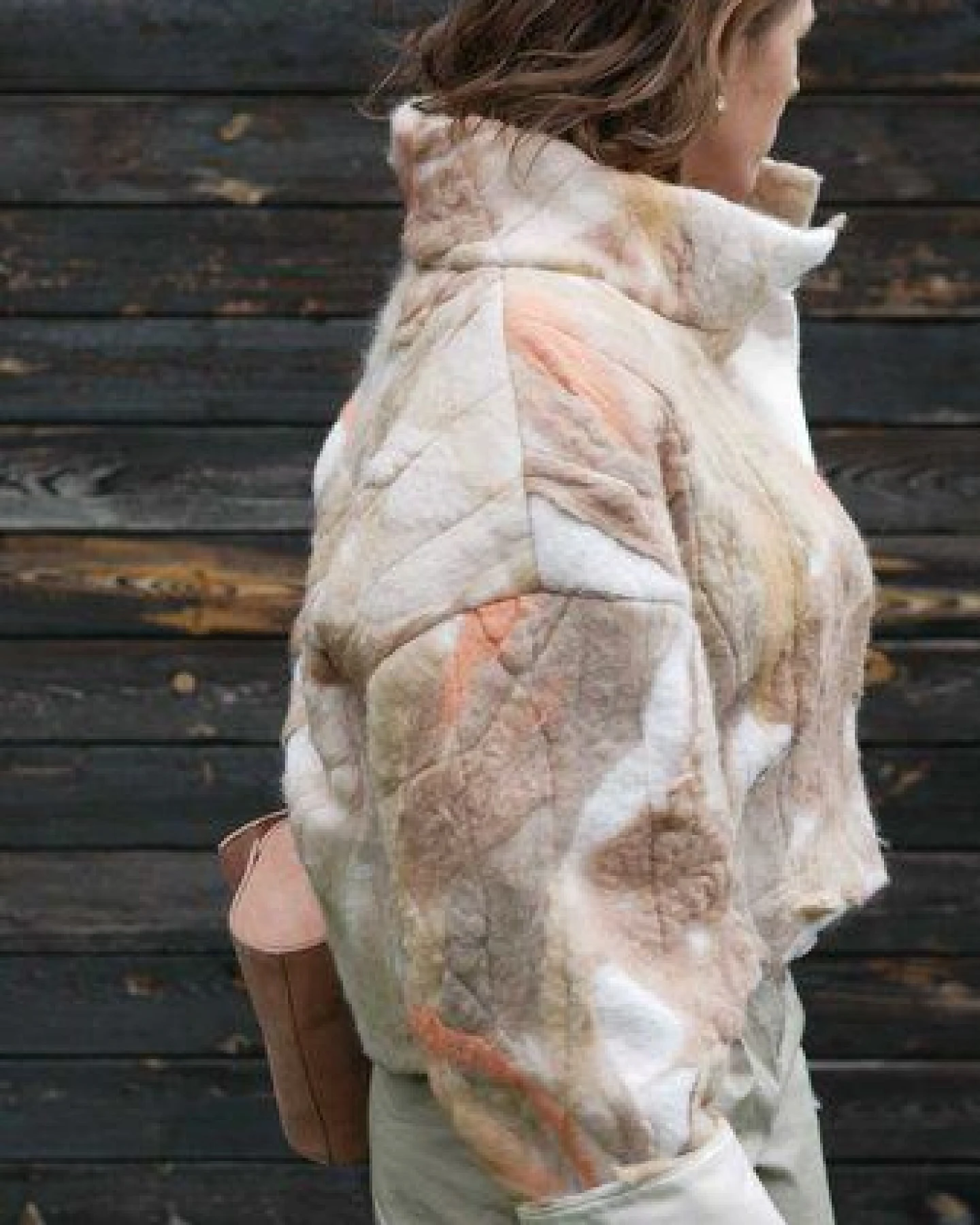 PANAPUFA Bomberjacke aus Wolle ABSTRACT – Ansicht 2