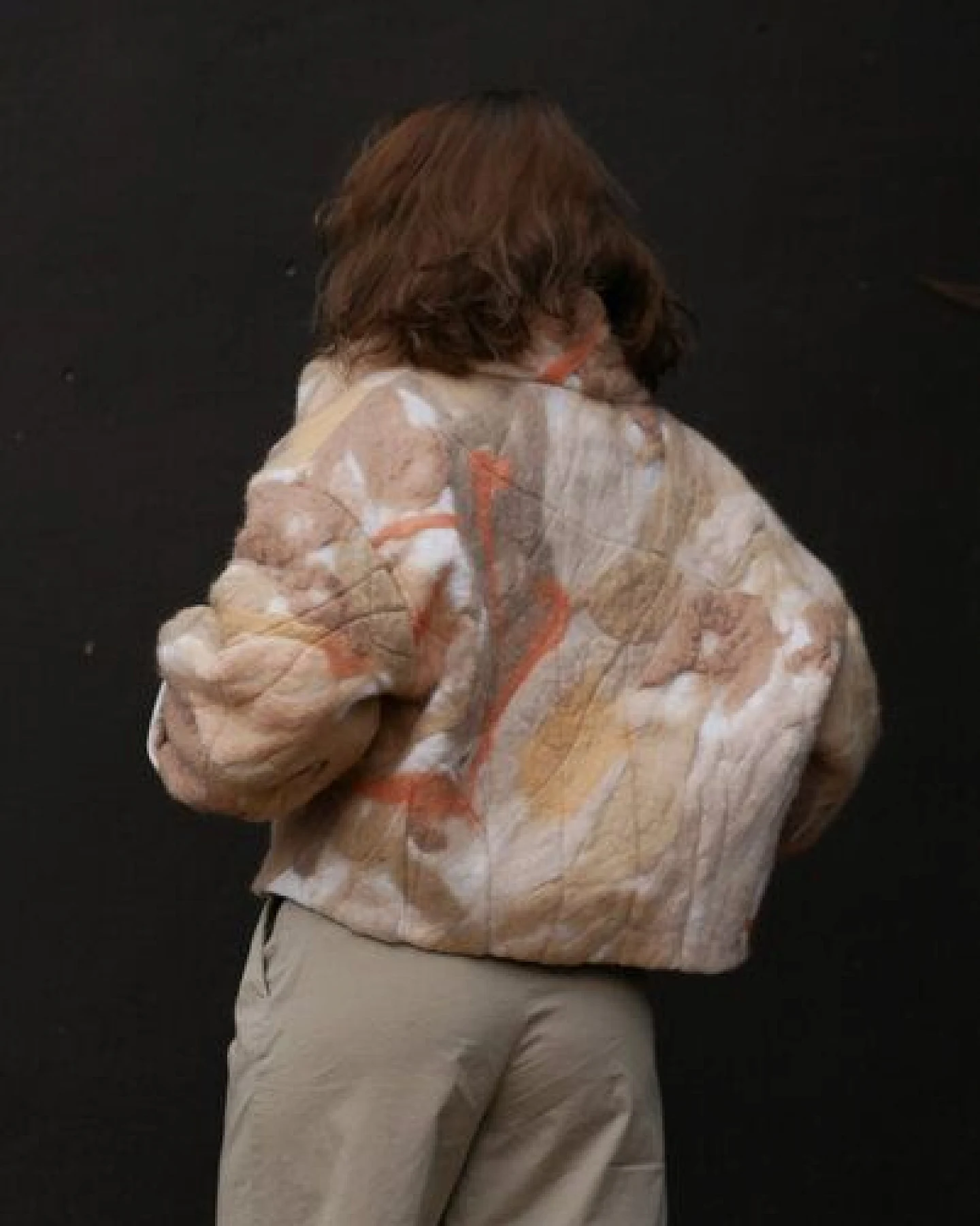 PANAPUFA Bomberjacke aus Wolle ABSTRACT – Ansicht 3