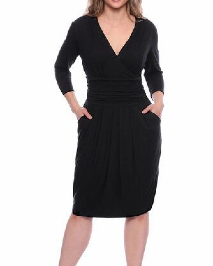 Ingoria TIFFANIE Figurfreundliches Etui-Kleid mit Tulpenrock aus TENCEL Modal