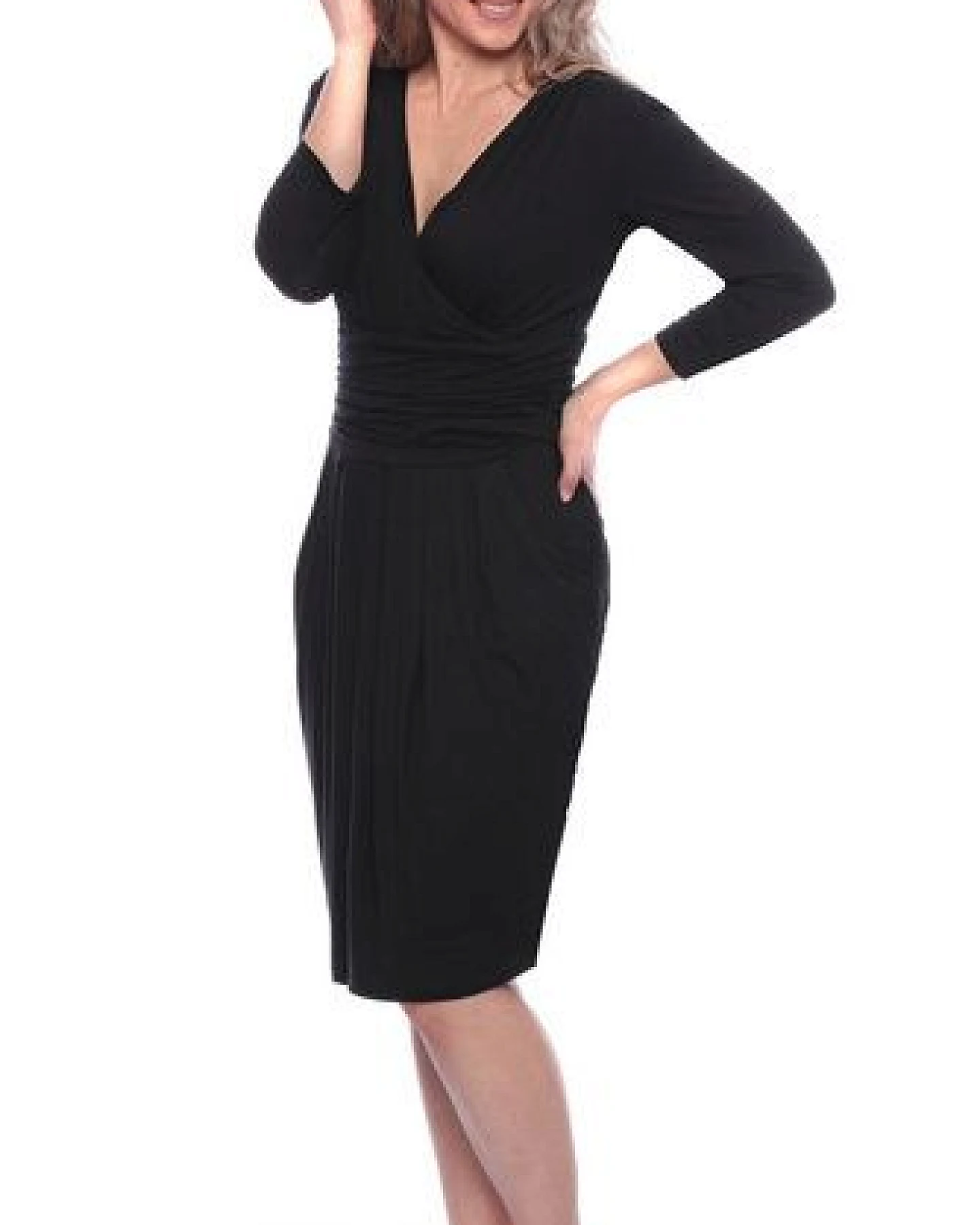Ingoria TIFFANIE Figurfreundliches Etui-Kleid mit Tulpenrock aus TENCEL Modal – Ansicht 2