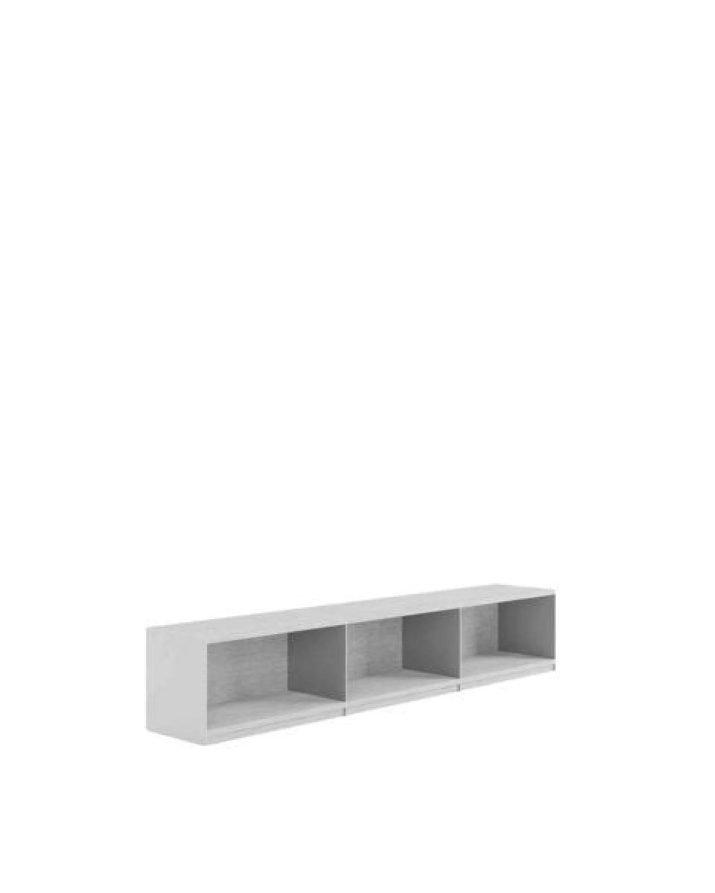 Loftblock Lowboard open – Ansicht 3