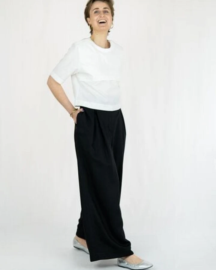 keijn Hose SMART - Lange Bundfaltenhose aus Lyocell-Twill