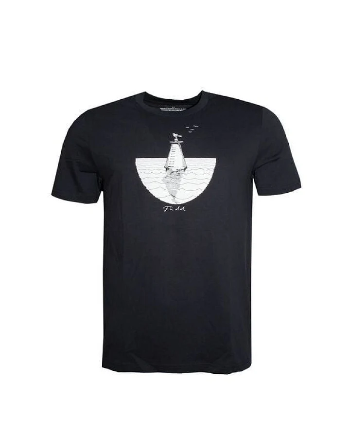 Herren T-Shirt Rundhals aus Bio-Baumwolle "Bowe Möje" Grau von Fädd