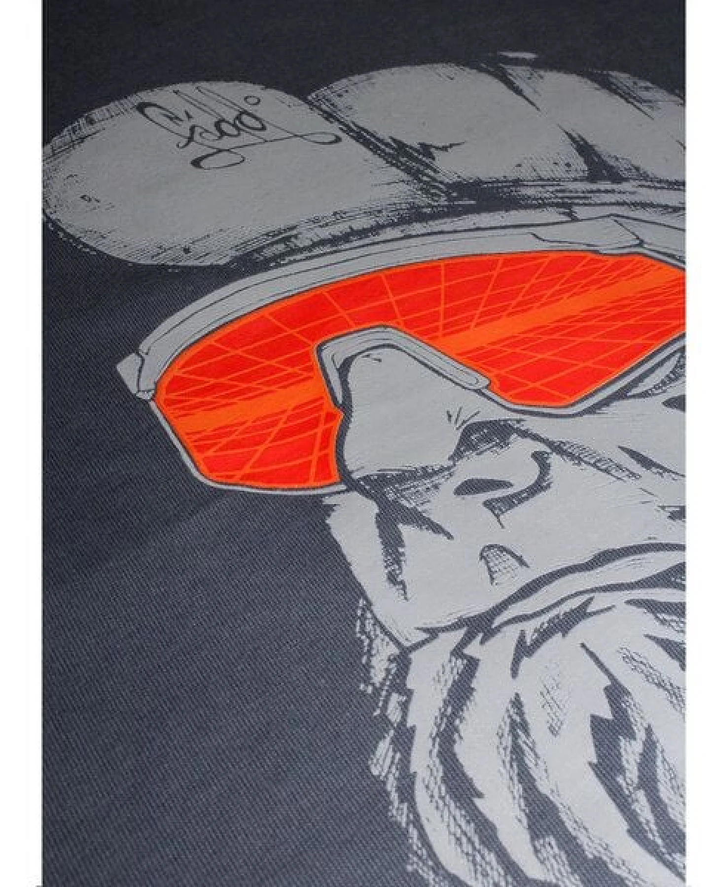 FÄDD Herren T-Shirt Rundhals aus Bio-Baumwolle "Fläsch Hipster Hans" Blau – Ansicht 4