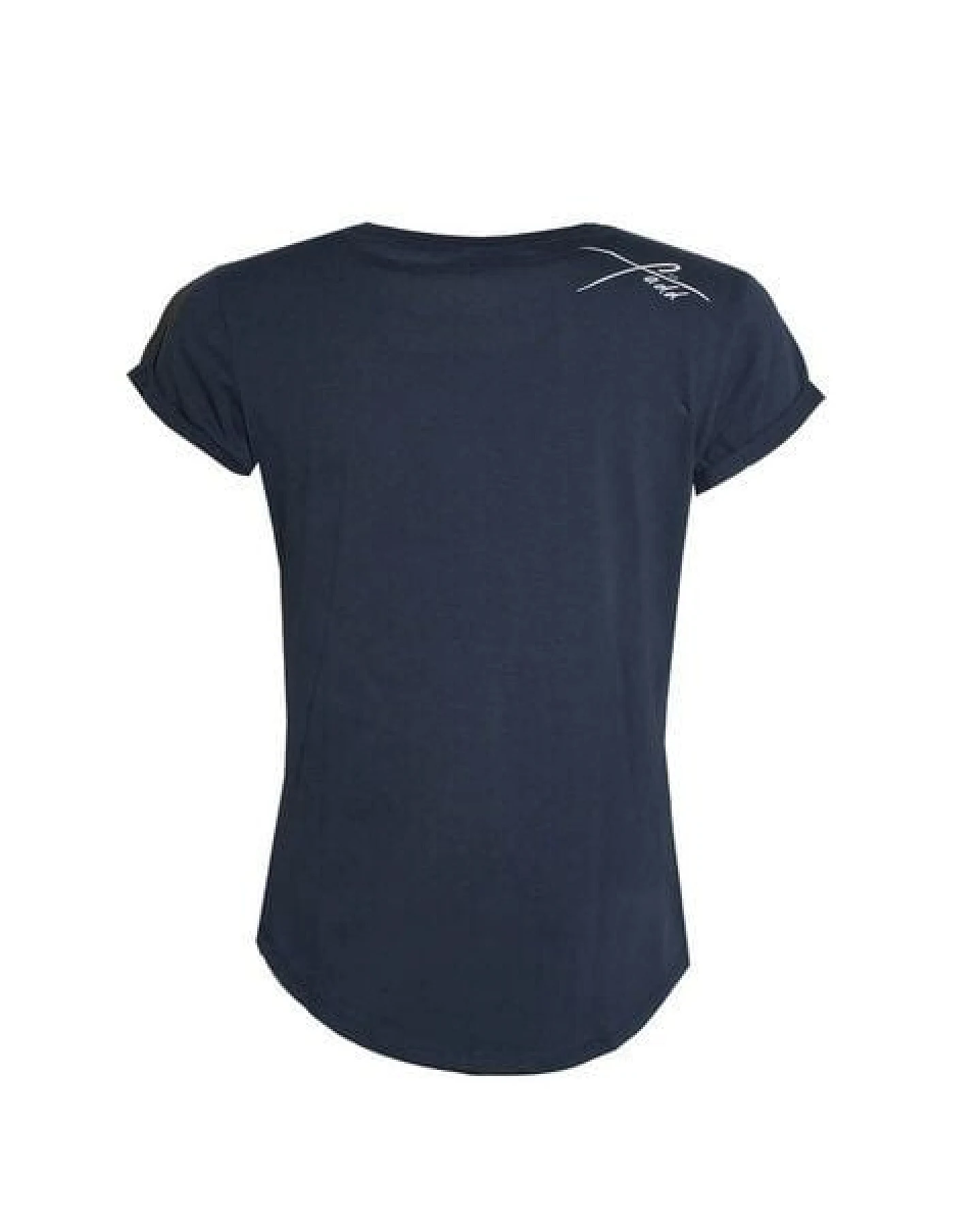 Damen T-Shirt Rundhals aus Bio-Baumwolle "Bier BT" Blau von Fädd – Ansicht 3