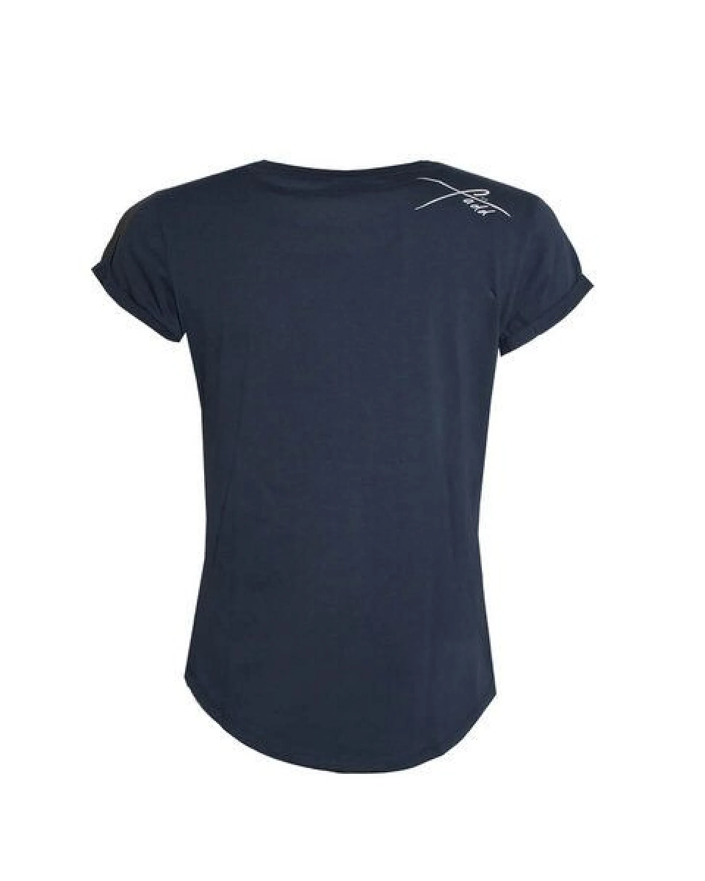 Damen T-Shirt Rundhals aus Bio-Baumwolle "Bier BT" Blau von Fädd – Ansicht 3