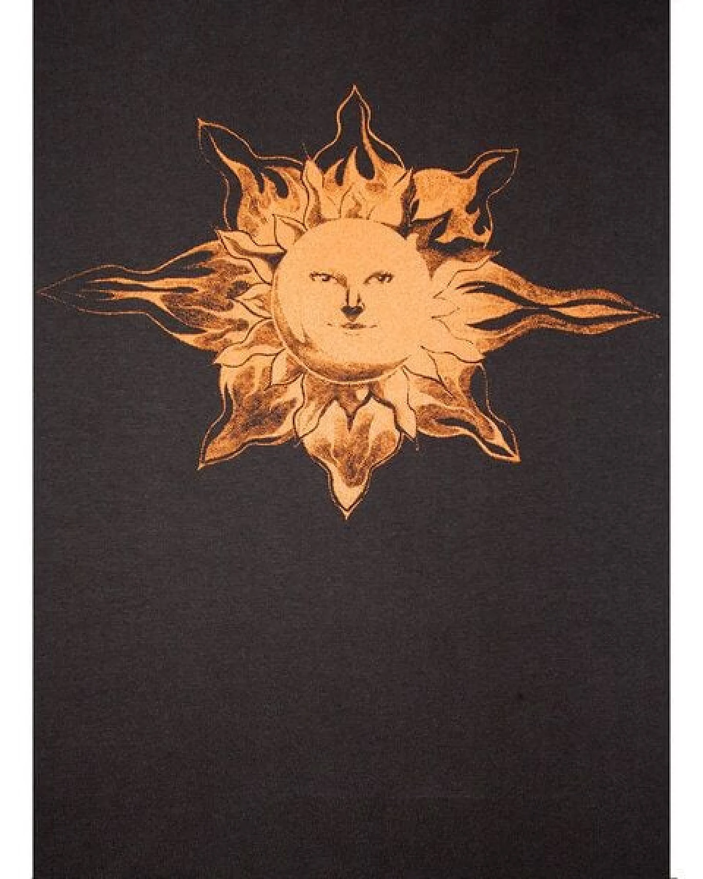 Damen T-Shirt Rundhals aus Bio-Baumwolle "Sonne" Schwarz von Fädd – Ansicht 2
