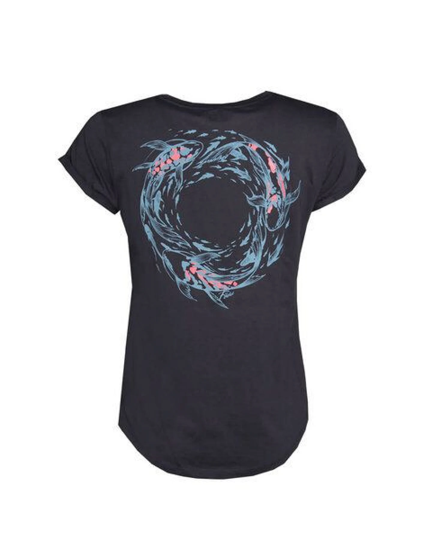 FÄDD Damen T-Shirt Rundhals aus Bio-Baumwolle "Koinardo" Grau – Ansicht 3
