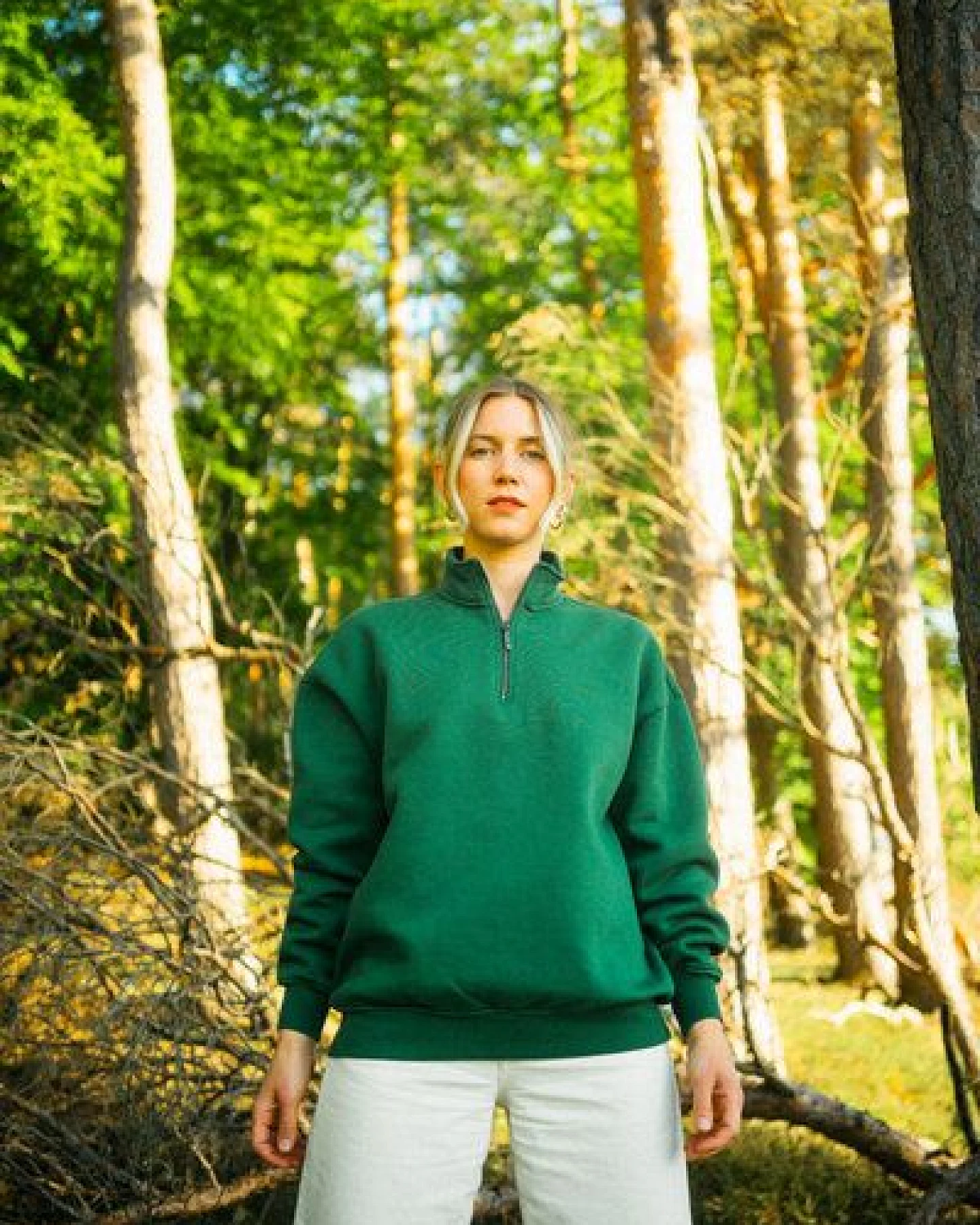 dirts Quarter Zip Sweater Oversized – Ansicht 3