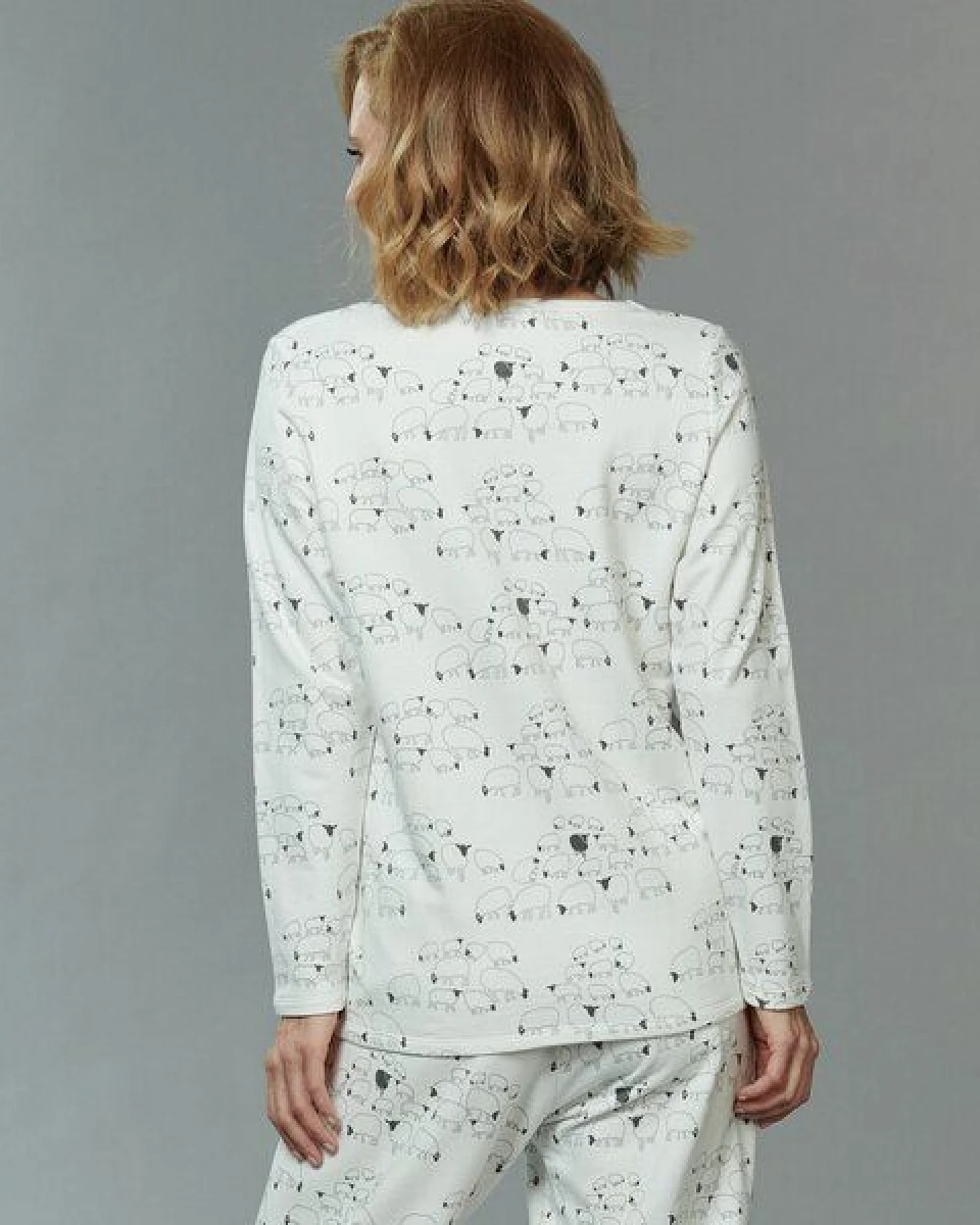 Kokon Zwo Pyjamashirt 100% Baumwolle (kbA) – Ansicht 3