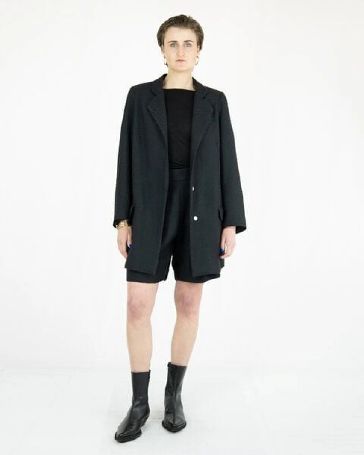 keijn Blazer ANTILI – Oversized Blazer aus Jacquard mit geschlitztem Rückensaum