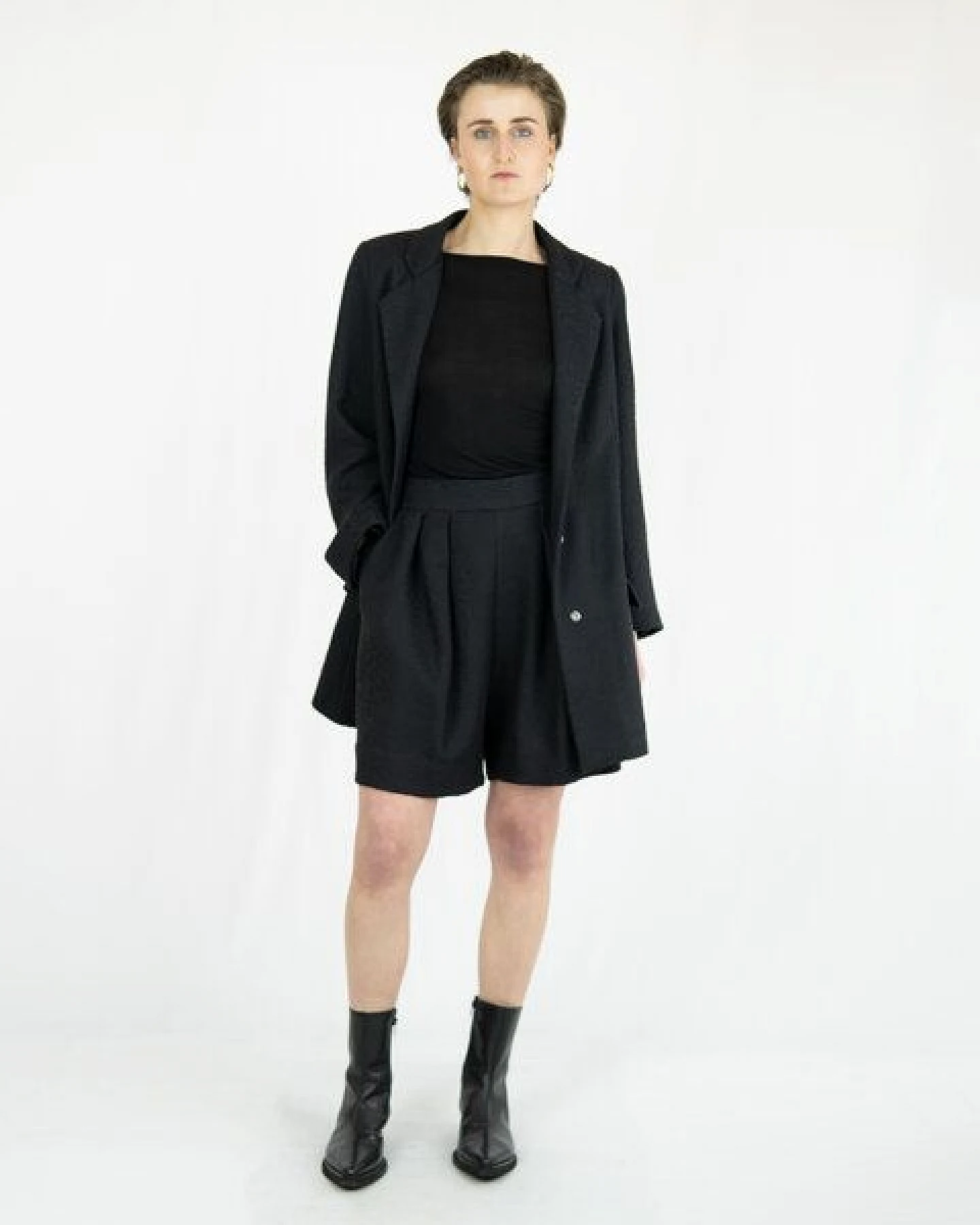 keijn Blazer ANTILI – Oversized Blazer aus Jacquard mit geschlitztem Rückensaum – Ansicht 2