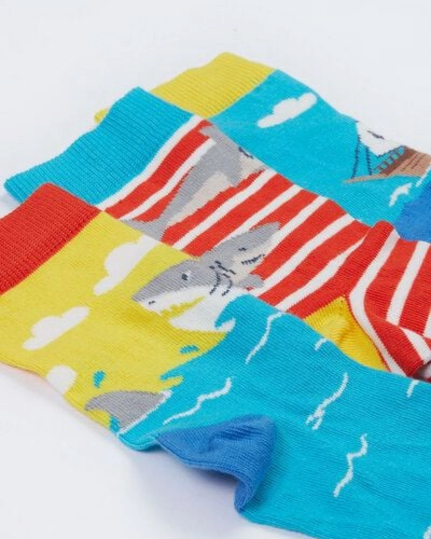 Frugi Kindersocken in Dreierpack mit Piraten – Ansicht 4