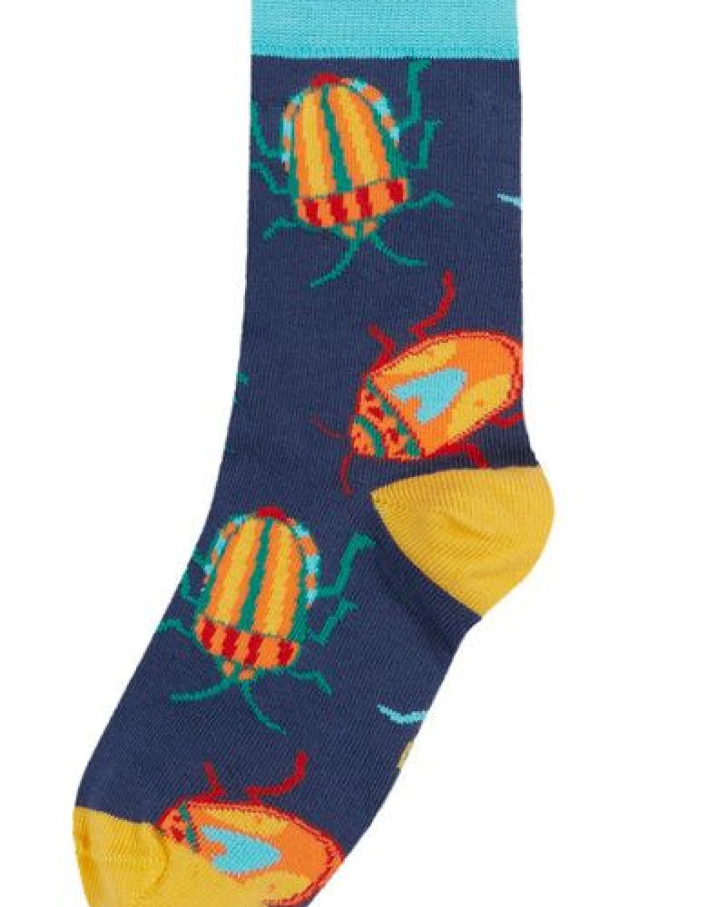 Frugi Kindersocken in Dreierpack mit Käfer – Ansicht 3