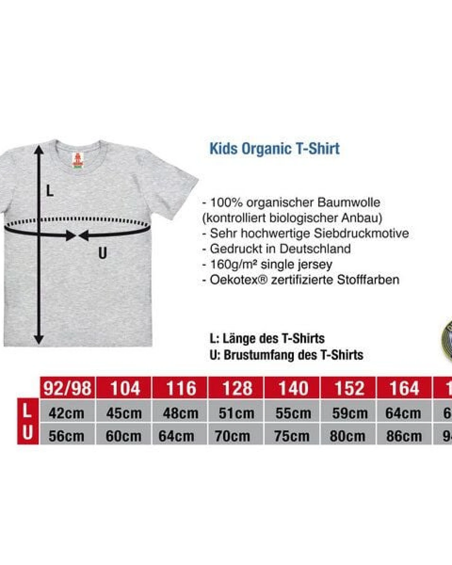 LOGOSH!RT LOGOSHIRT - Die Sendung mit der Maus - Ente - Bio T-Shirt Print - Kinder - Jungen & Mädchen – Ansicht 2