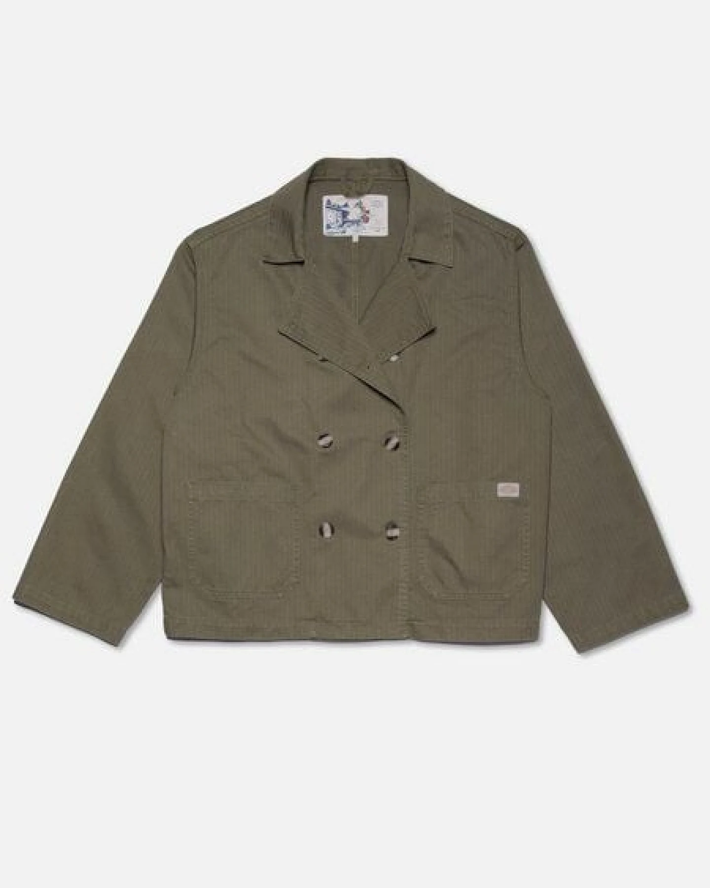 Nudie Jeans Bibbi Workwear Jacket Olive – Ansicht 3