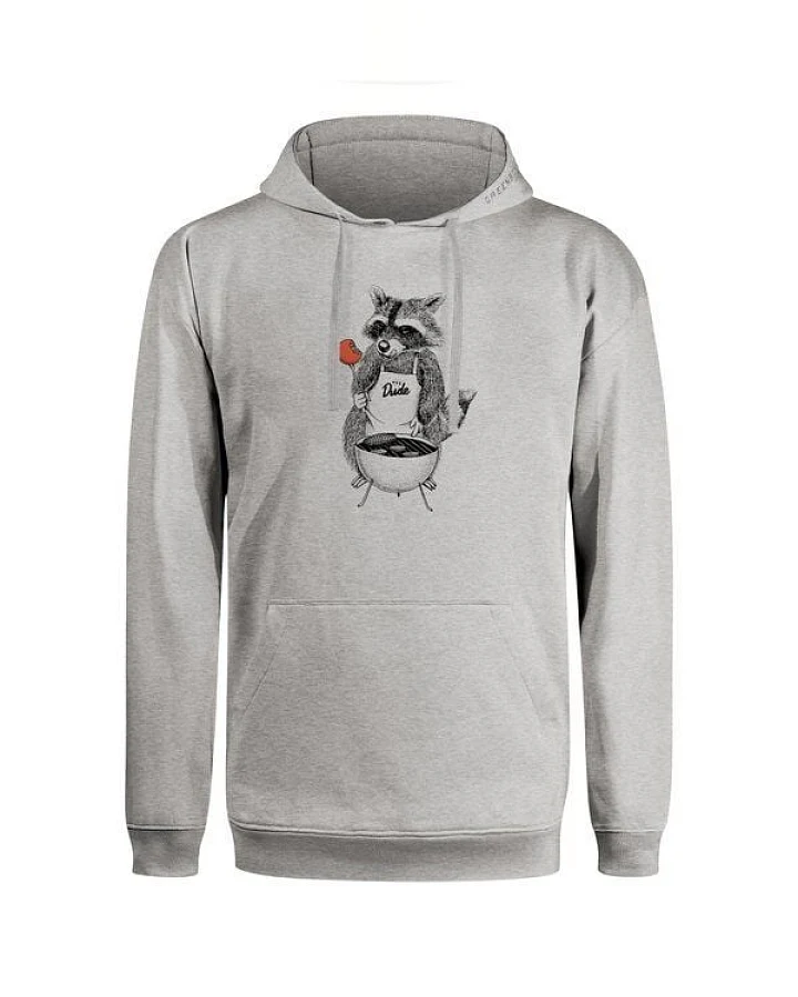 GREENBOMB Print Hoodie Animal BBQ Joy