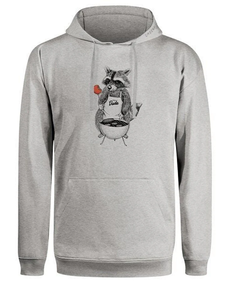 GREENBOMB Print Hoodie Animal BBQ Joy