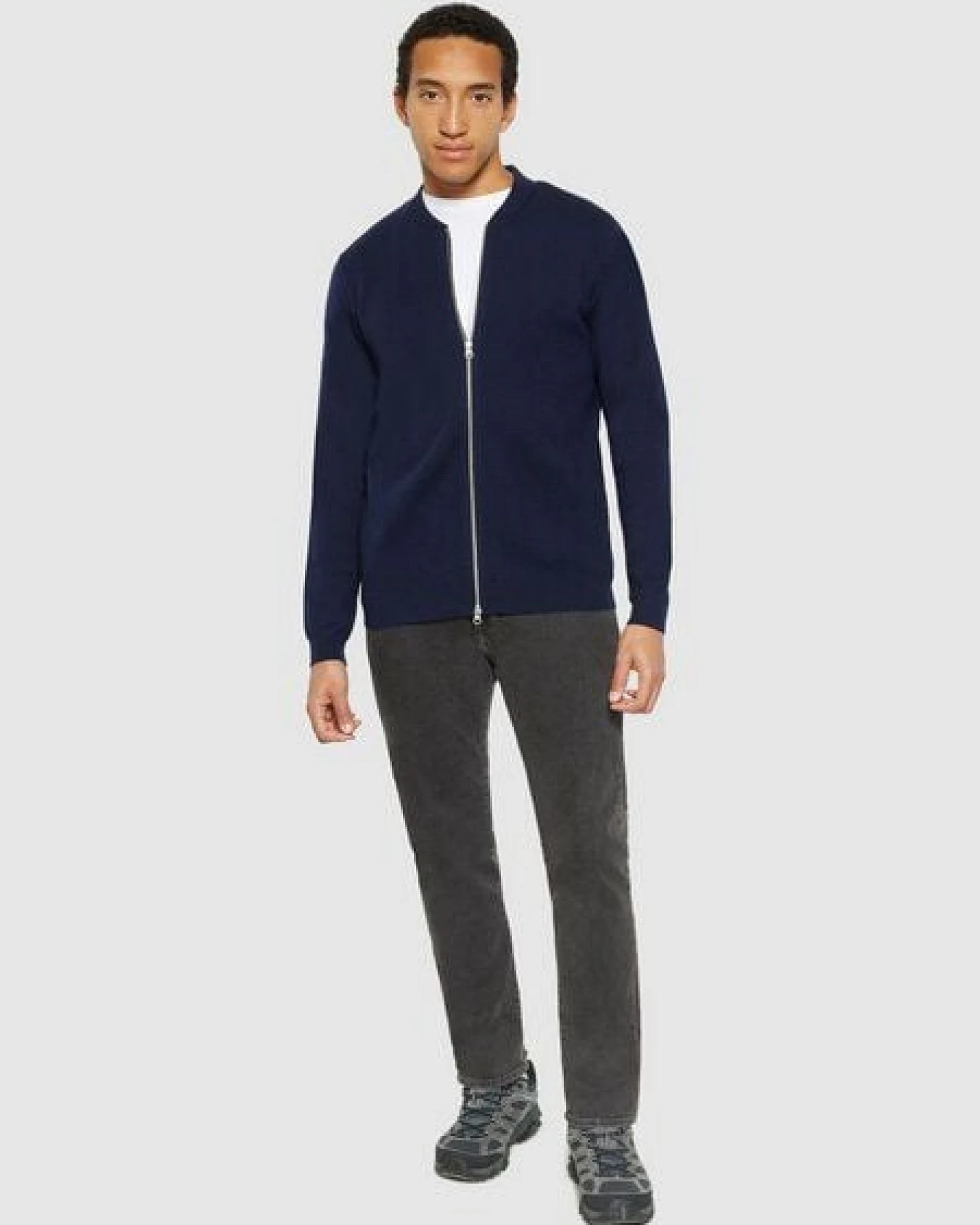 KnowledgeCotton Apparel Sweatjacke Merino – Ansicht 4