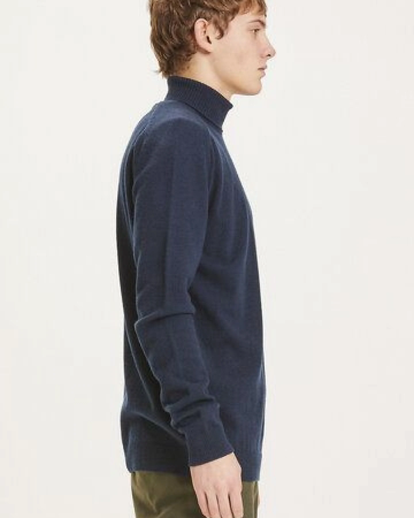 KnowledgeCotton Apparel Rollkragen-Strickpullover Lammwolle – Ansicht 3