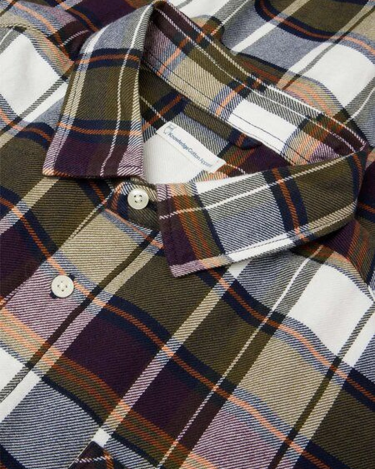 KnowledgeCotton Apparel Kariertes Flanell-Hemd – Ansicht 2