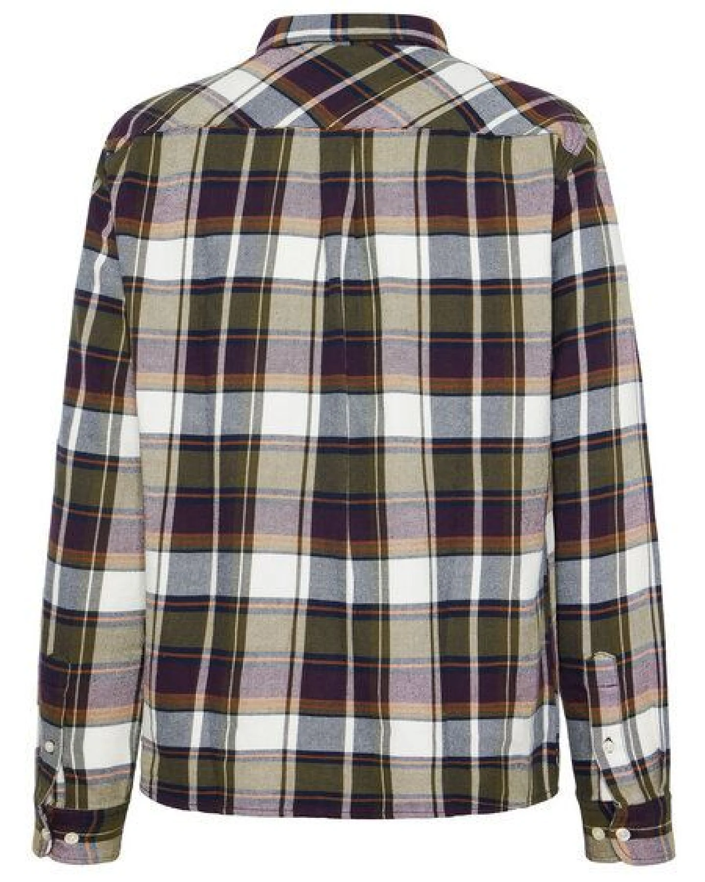KnowledgeCotton Apparel Kariertes Flanell-Hemd – Ansicht 4