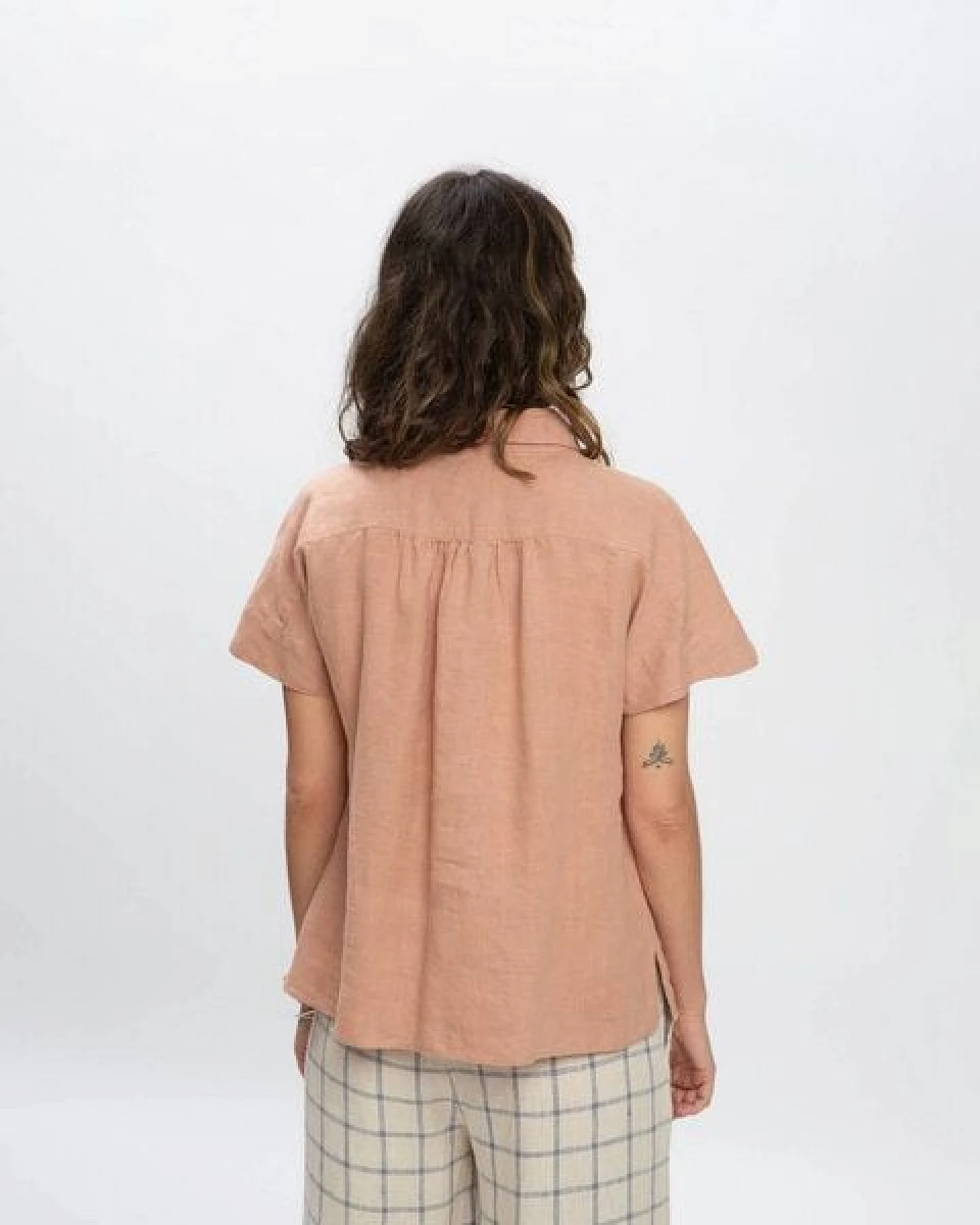 Matona Kurzarm-Bluse – Ansicht 3