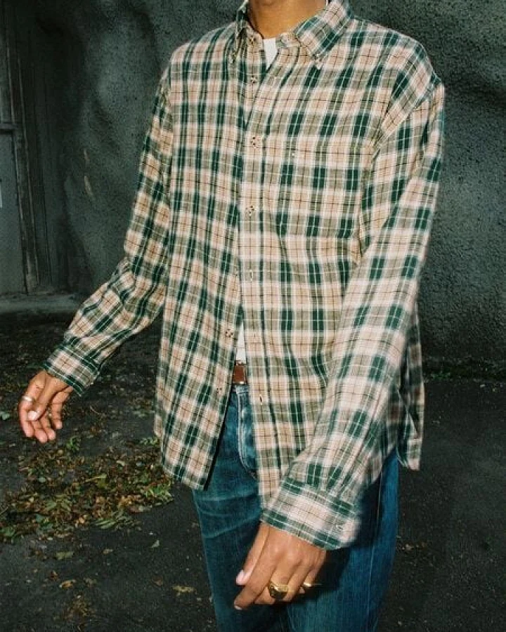 Nudie Jeans Kariertes Flanell-Hemd Julian Farmers