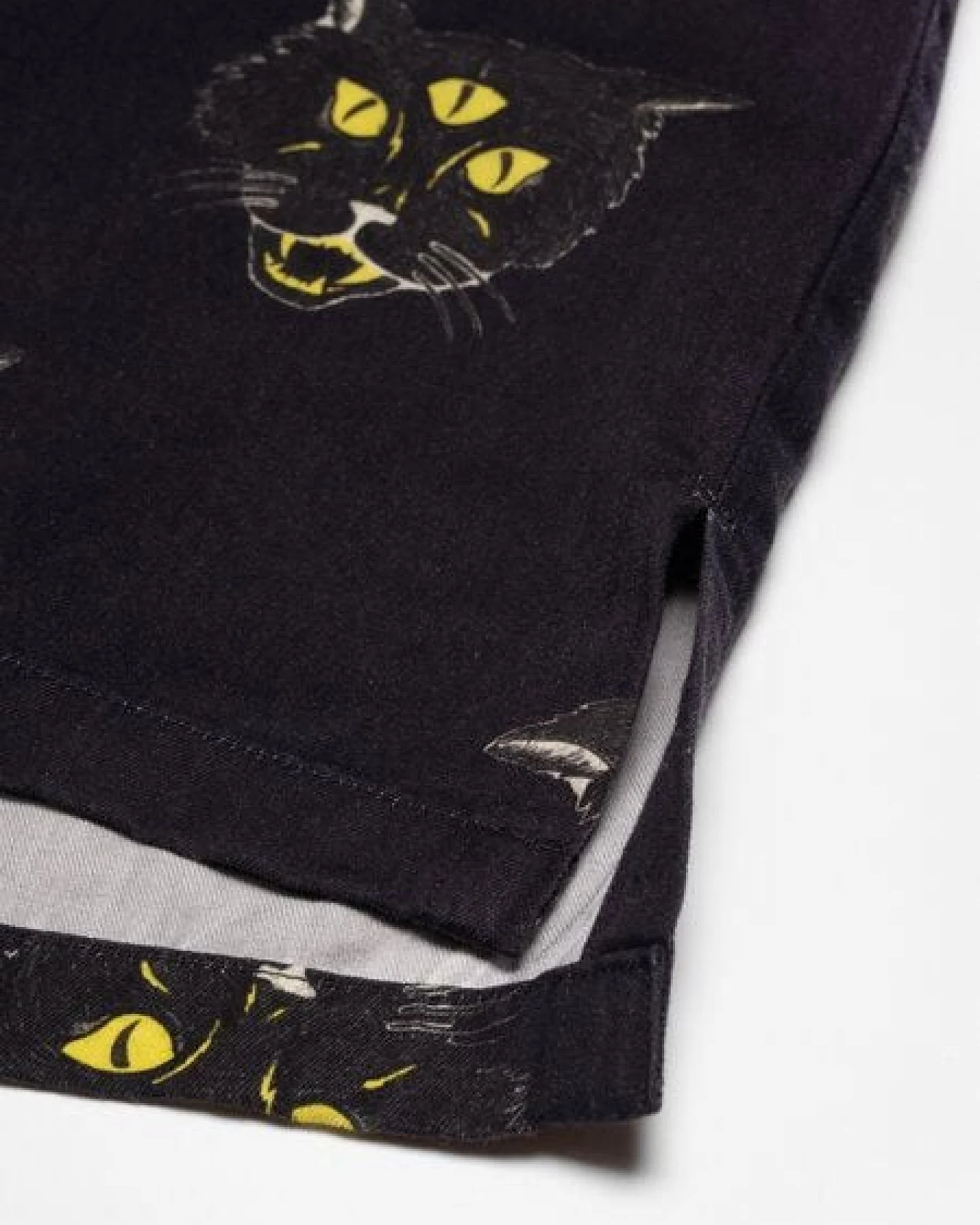 Nudie Jeans Kurzarm-Hemd Arvid The Cat – Ansicht 3
