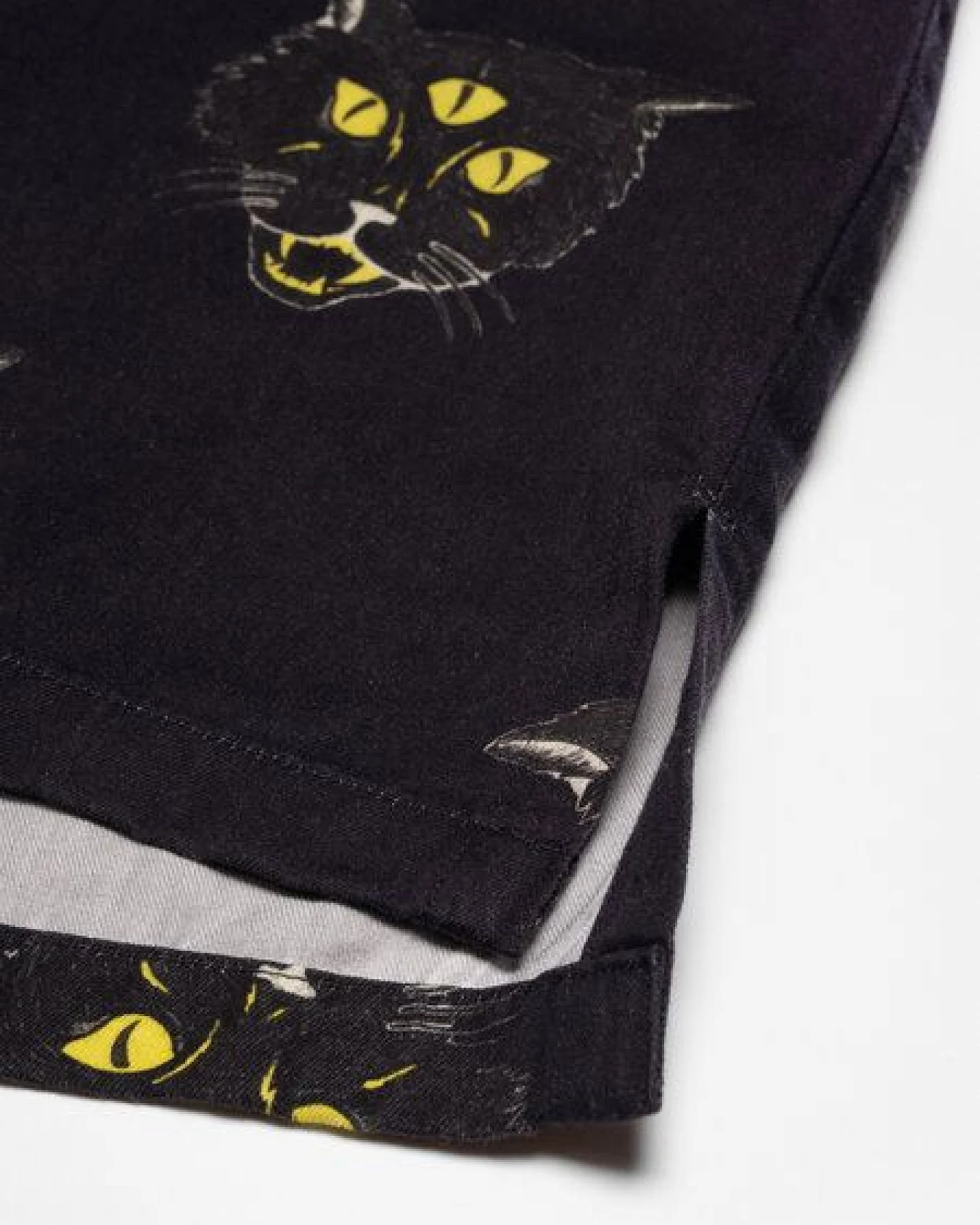 Nudie Jeans Kurzarm-Hemd Arvid The Cat – Ansicht 3