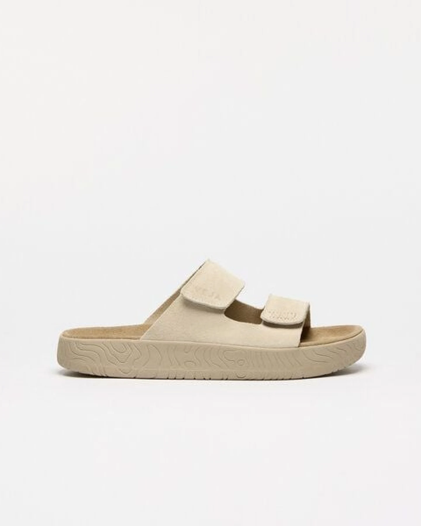 Veja Damen-Sandalen Etna Suede Soft Pierre Almond – Ansicht 3