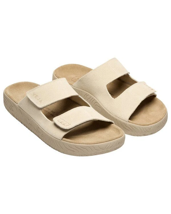 Veja Damen-Sandalen Etna Suede Soft Pierre Almond