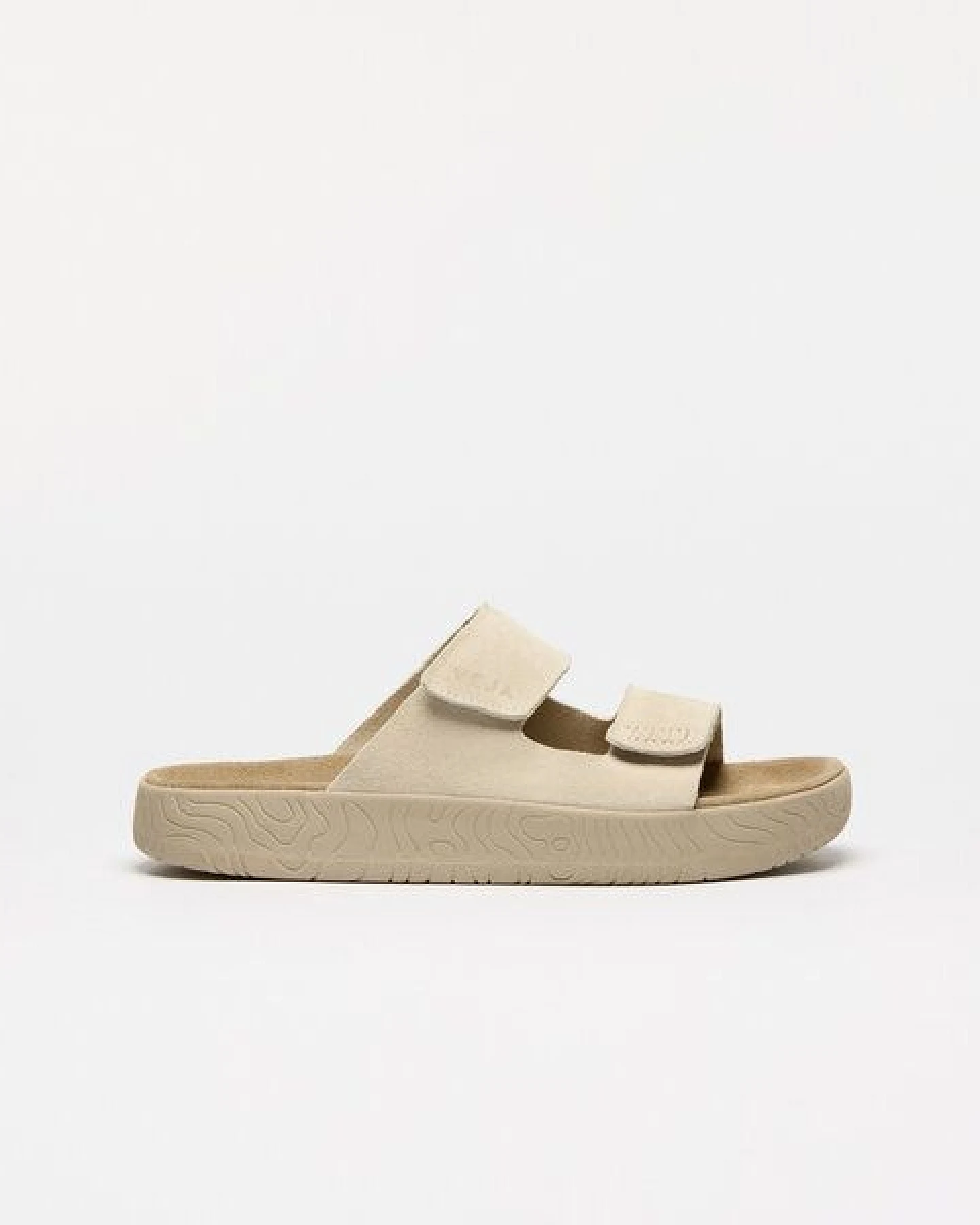 Veja Damen-Sandalen Etna Suede Soft Pierre Almond – Ansicht 3