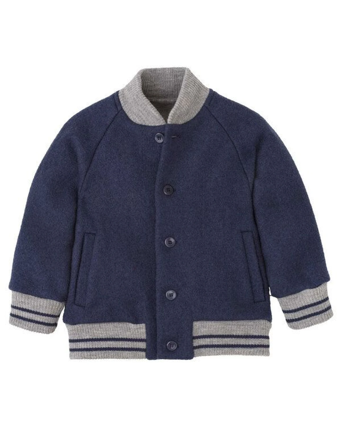 Disana Kleinkinder Walk-College-Jacke kbT-Merino Schurwolle – Ansicht 2
