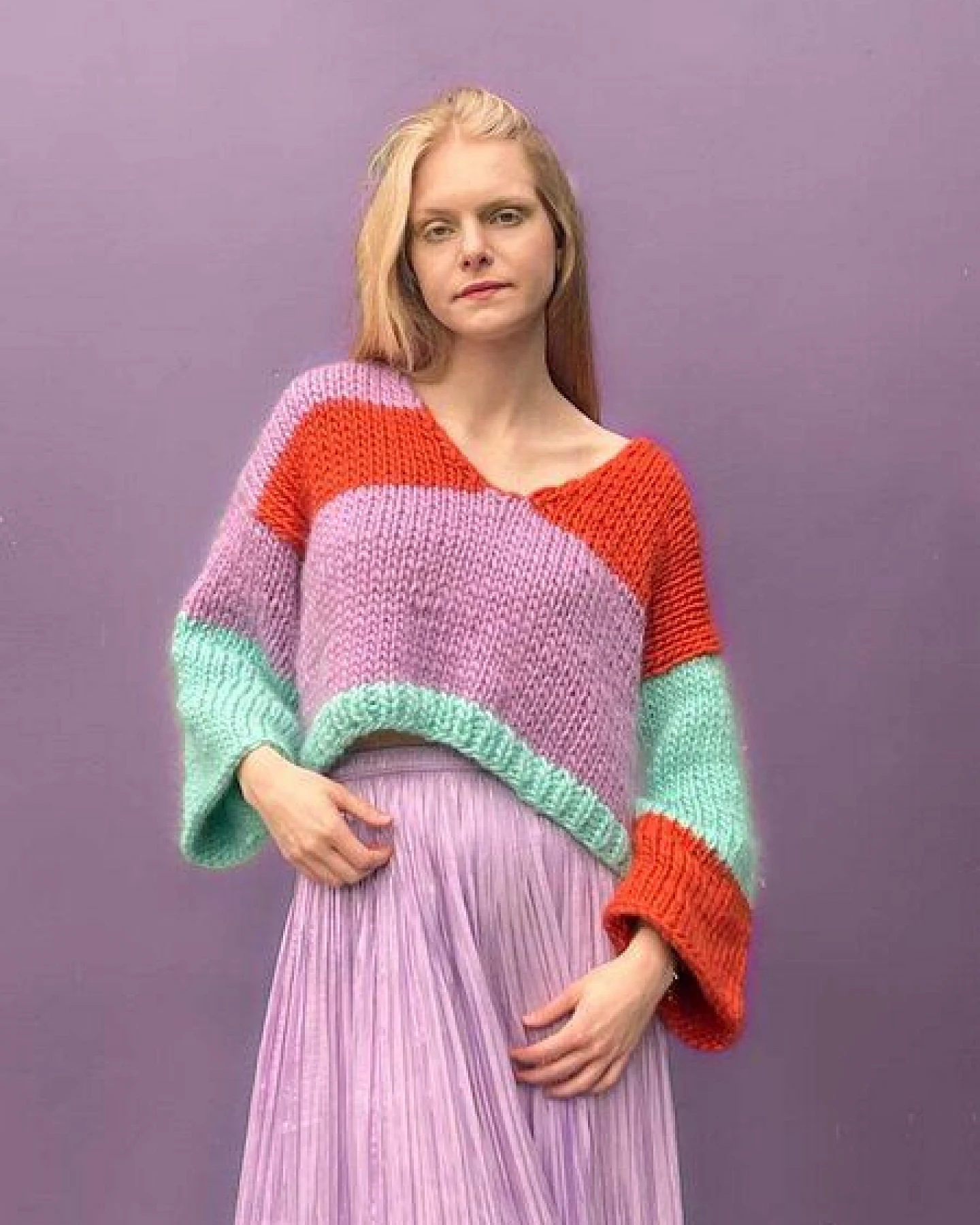 PANAPUFA 100% MERINO Strickjacke aus Merinowolle – Ansicht 3