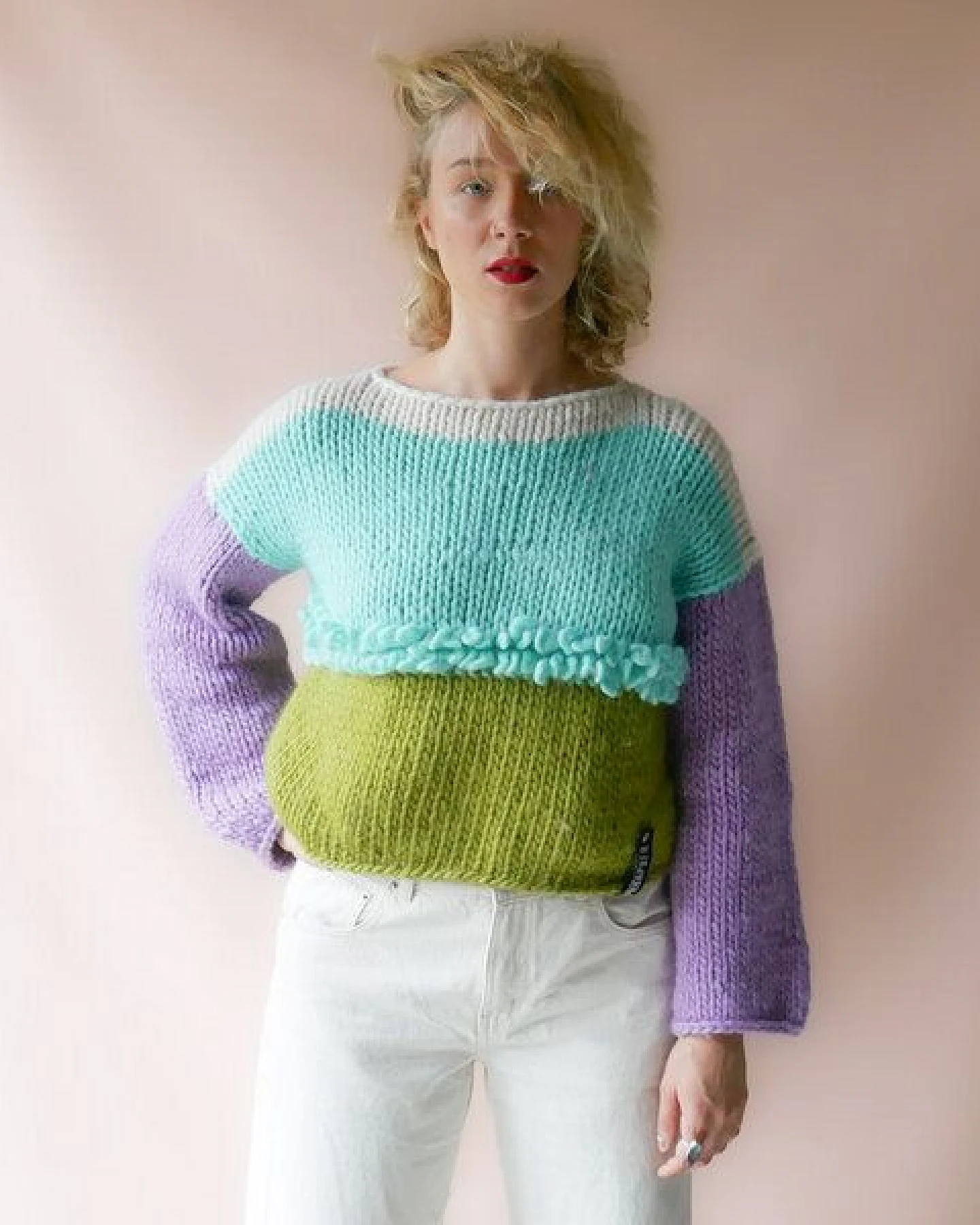 PANAPUFA 100% MERINO Strickjacke aus Merinowolle – Ansicht 4