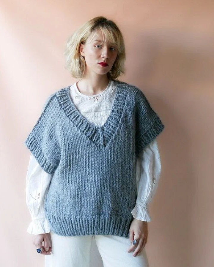 PANAPUFA 100% MERINO Strickjacke aus Merinowolle