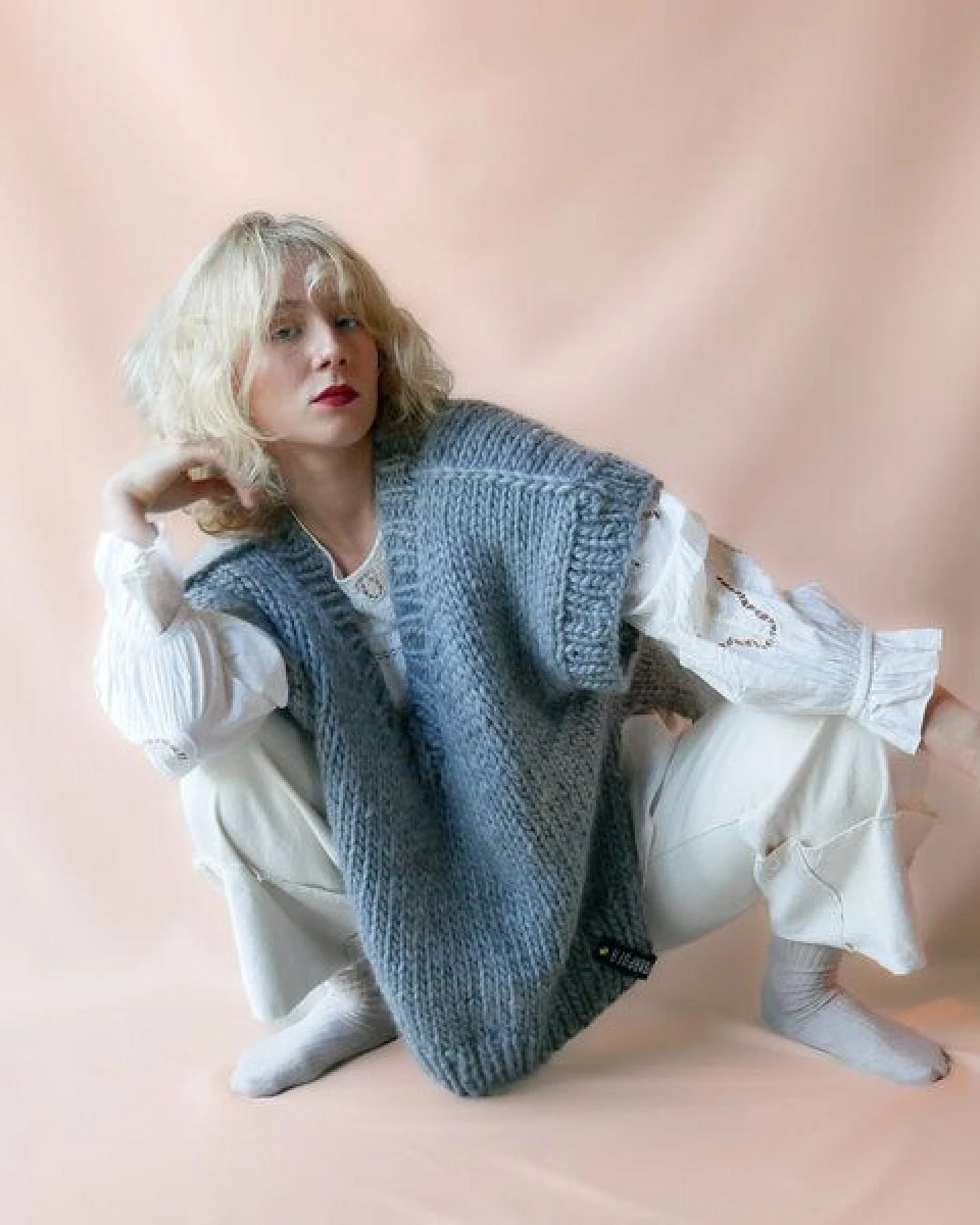 PANAPUFA 100% MERINO Strickjacke aus Merinowolle – Ansicht 4