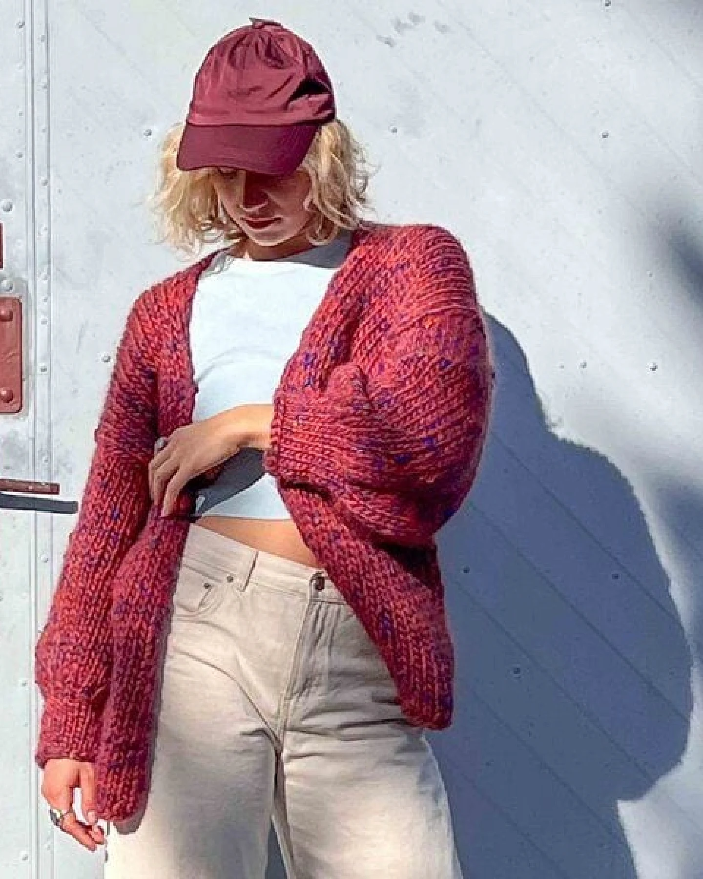 PANAPUFA SEIDE MERINO Strickjacke aus Merinowolle – Ansicht 4