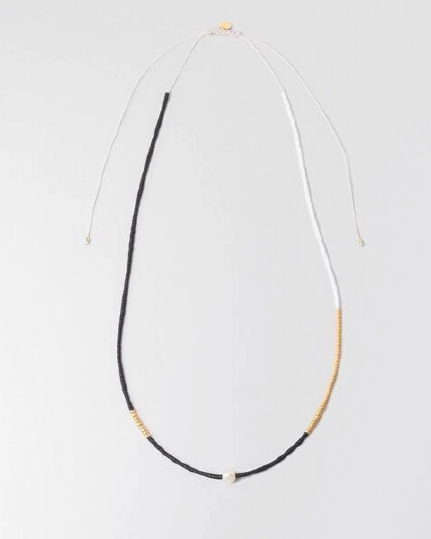 fejn jewelry Kette 'miyuki & pearl' mit Süßwasserperle und bunten Glasperlen – Ansicht 3