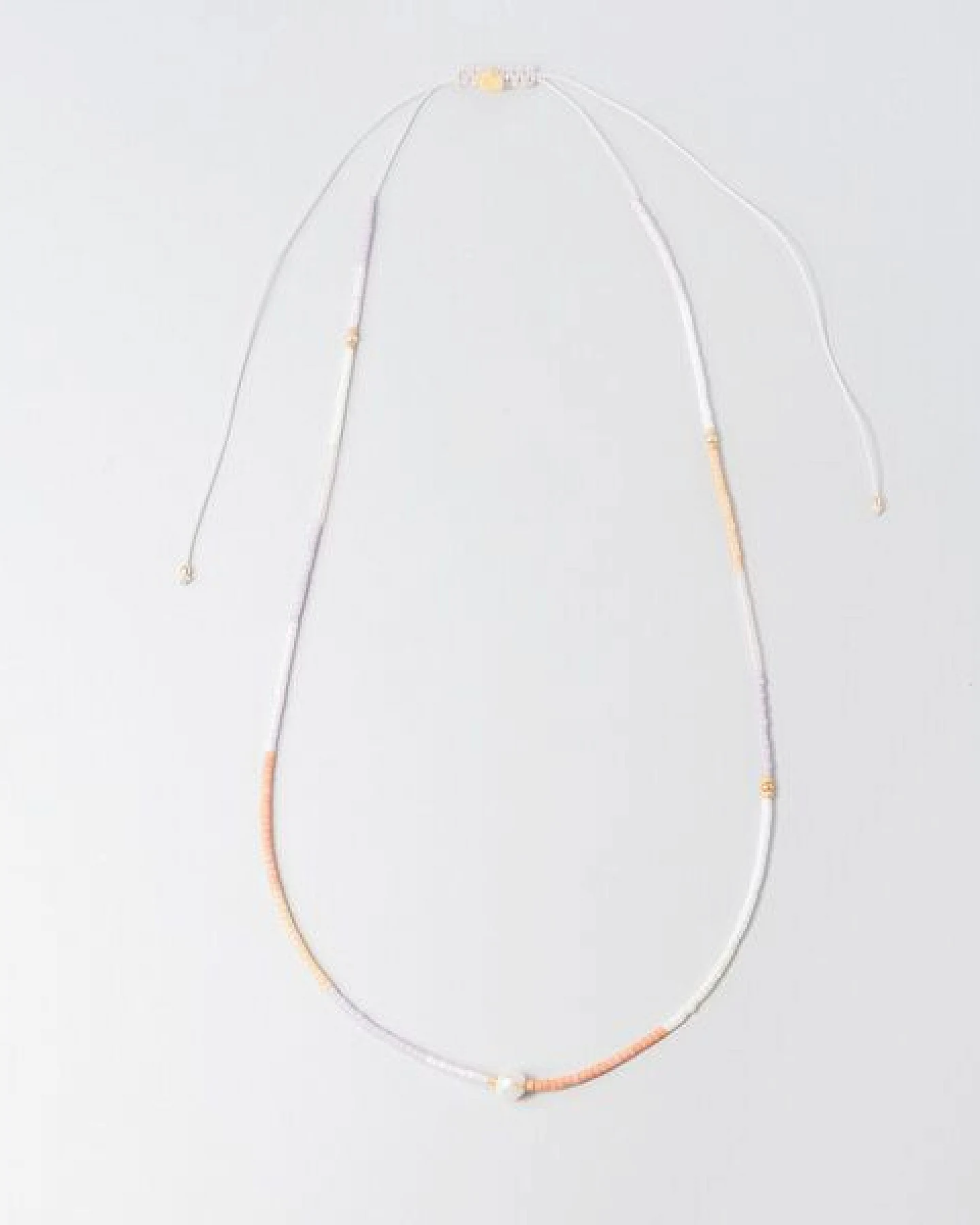 fejn jewelry Kette 'miyuki & pearl' mit Süßwasserperle und bunten Glasperlen – Ansicht 3