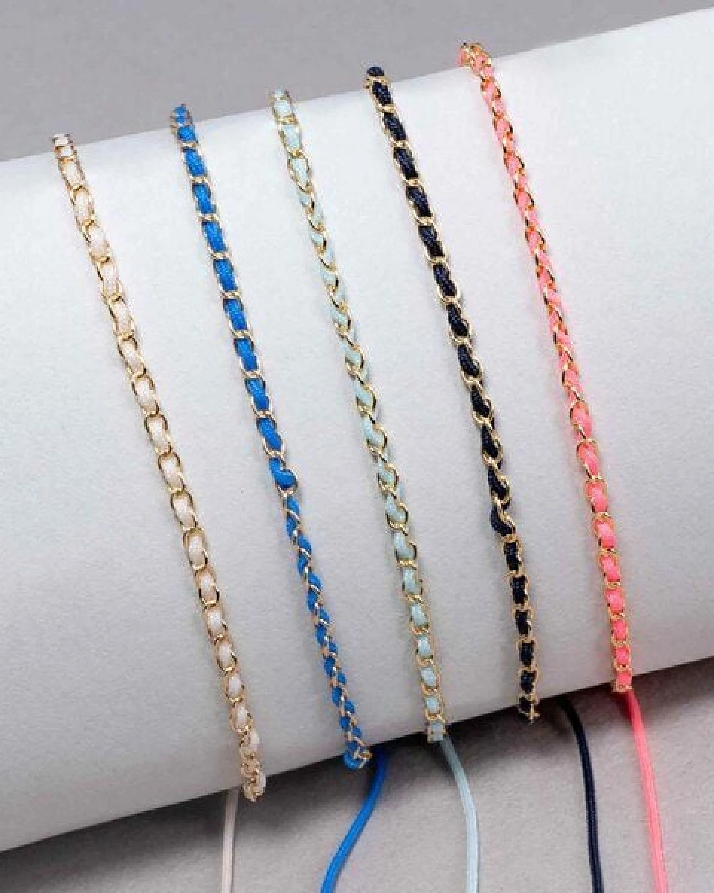 fejn jewelry Armkette oder Fußkette 'colored chain' – Ansicht 3