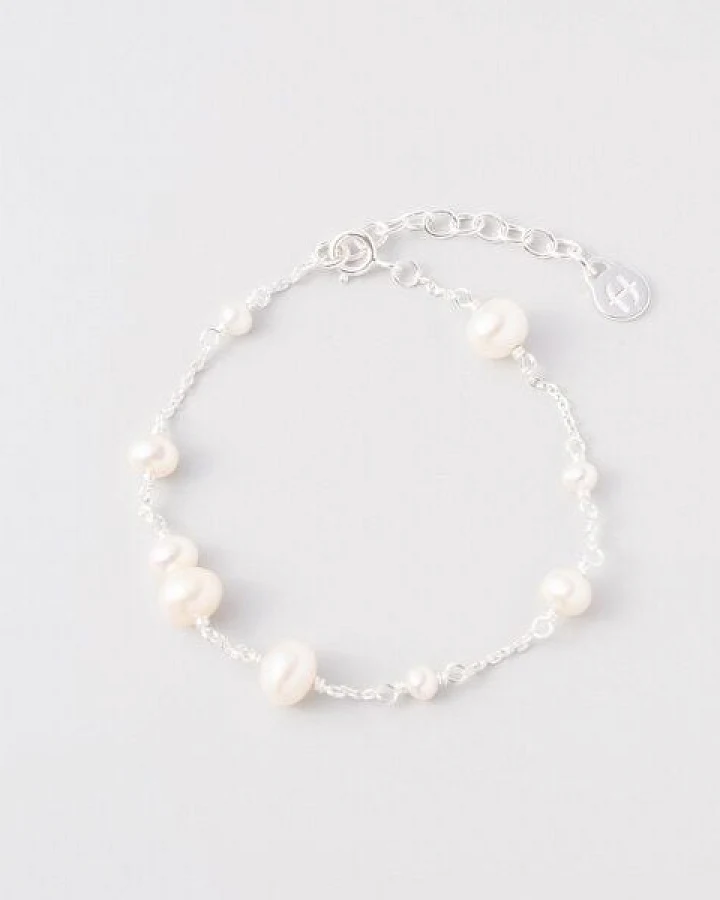 fejn jewelry Armband 'station pearl' mit Süßwasserperlen