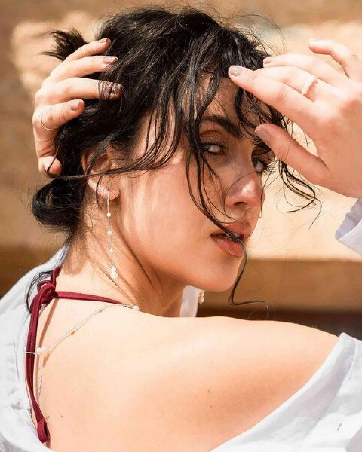 fejn jewelry Ohrringe 'station pearl' mit Süßwasserperlen – Ansicht 4