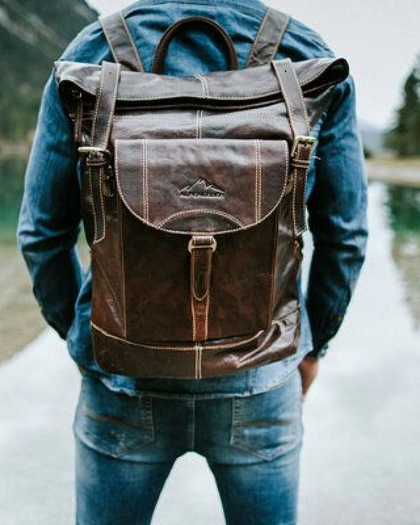 Alpenleder Rucksack MOUNTAINSIDE – Ansicht 2