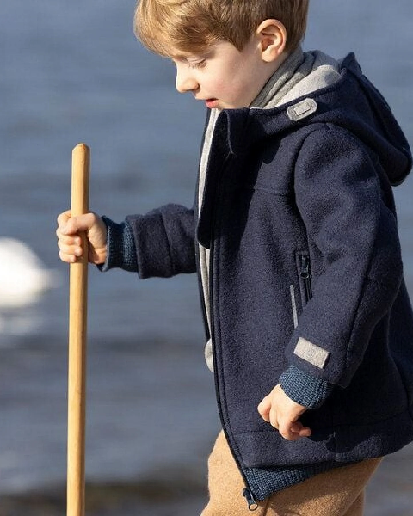 Disana Kinder Outdoor-Jacke Walk kbT Schurwolle – Ansicht 3