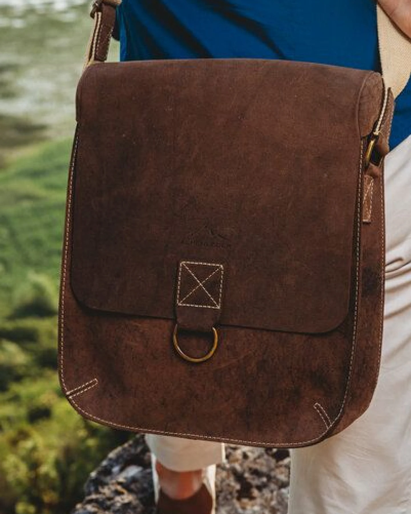 Alpenleder Schultertasche NEW YORK – Ansicht 2