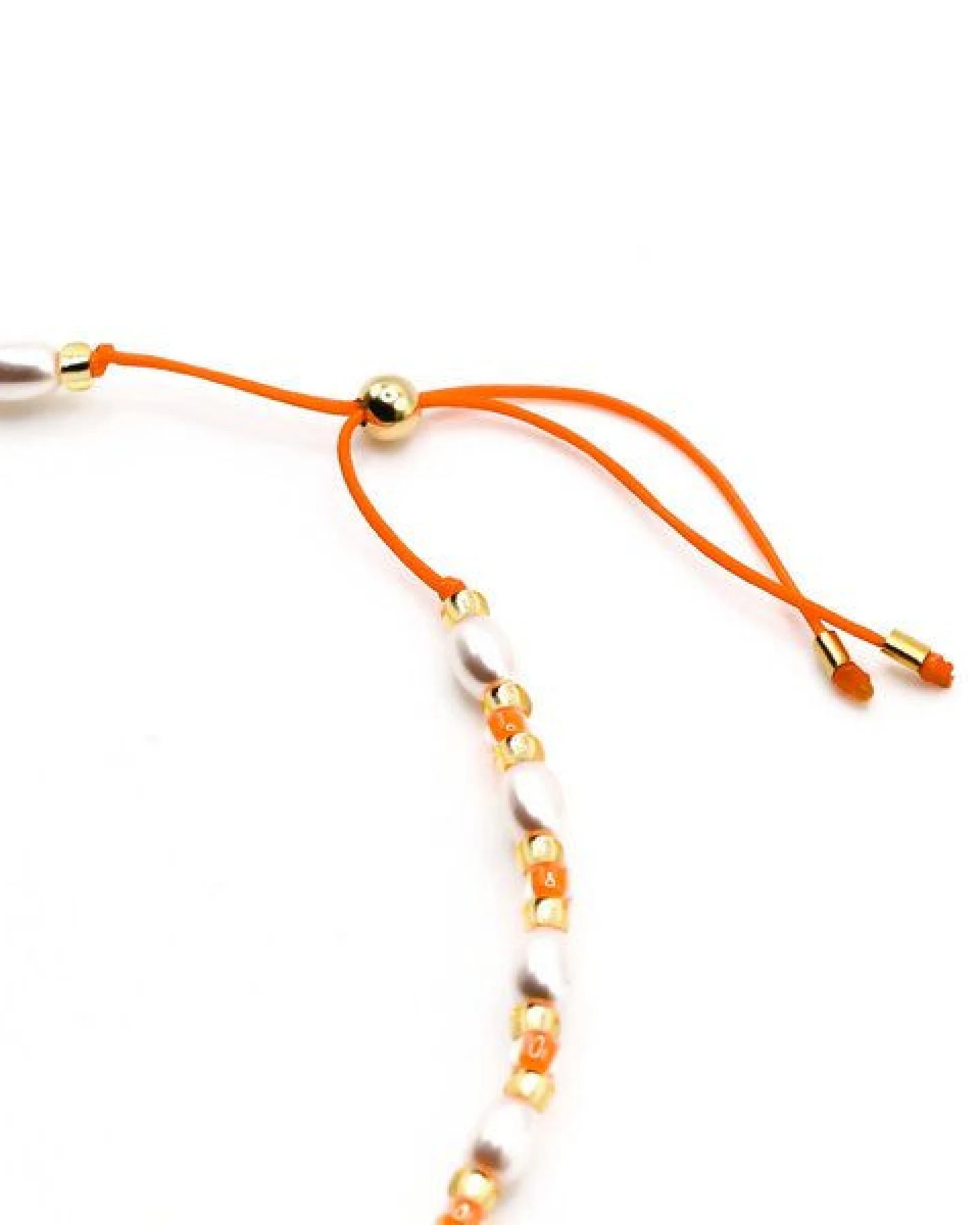 juni Perlenarmbänder Set Apricot - mit veganen Reiskornperlen und verstellbarer Länger – Ansicht 3