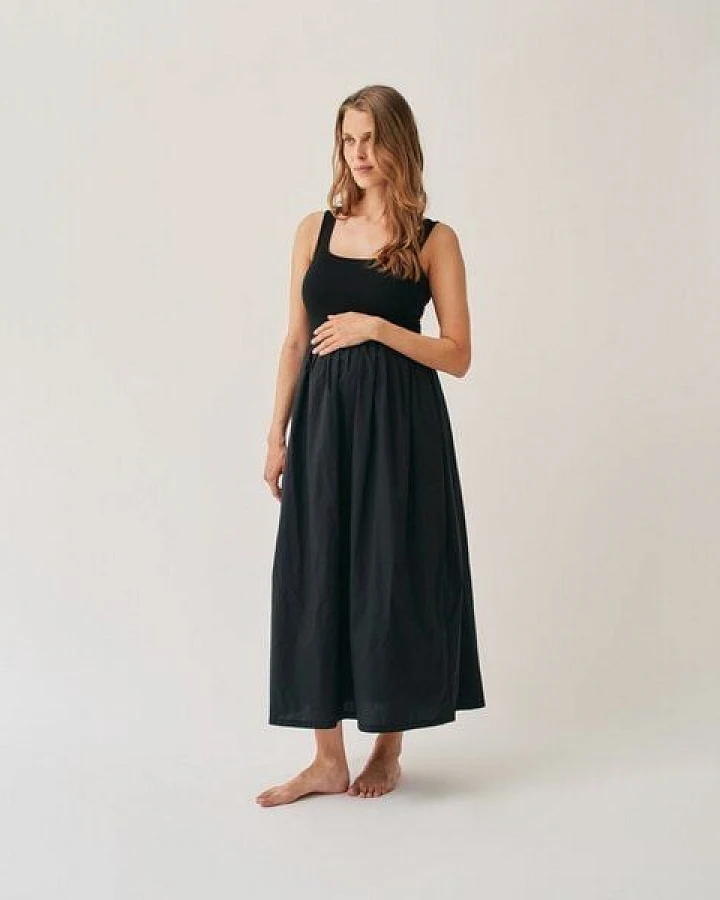 The Mama Set Umstands-Kleid „The Tank Dress“ Weites Kleid für Schwangerschaft & darüber hinaus