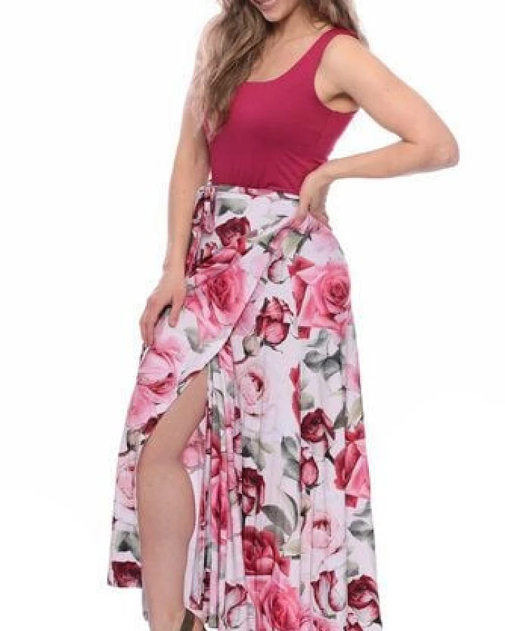 Ingoria SOFIA Maxi Wickelrock mit Muster